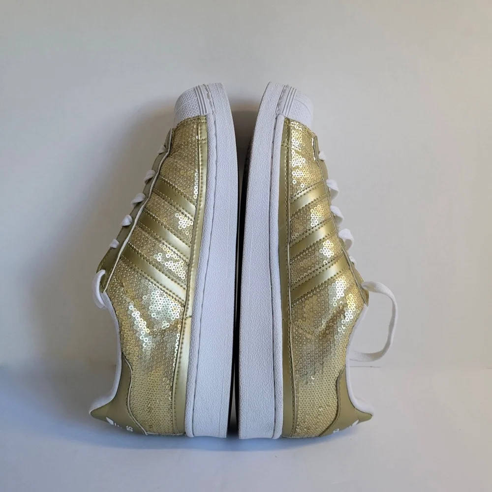 adidas Originals Superstar Sequin Gold Metallic - 7